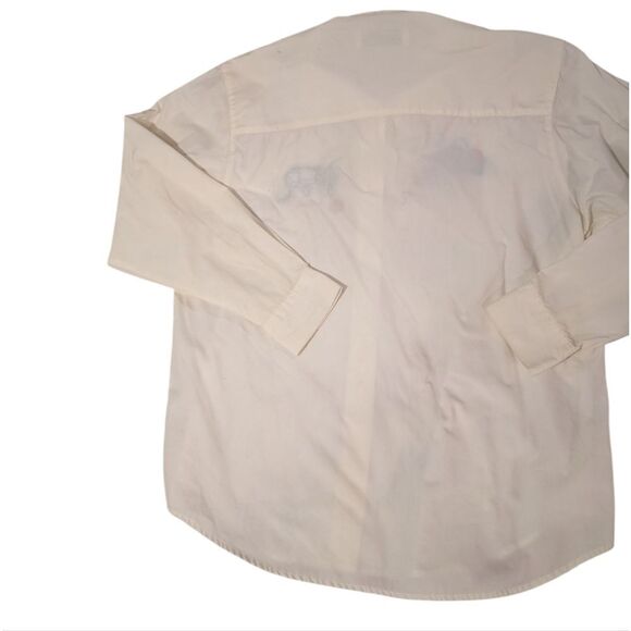 Vintage Northern Isles Cream Cat Embroidered women's Shirt - Picture 8 of 8